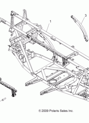 CHASSIS MAIN FRAME - A10ZX55AL / AT / AX (49ATVFRAME10SPXP550)