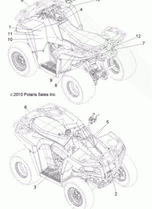 BODY DECALS - A10EA32FA (49ATVDECAL10BOSSI)