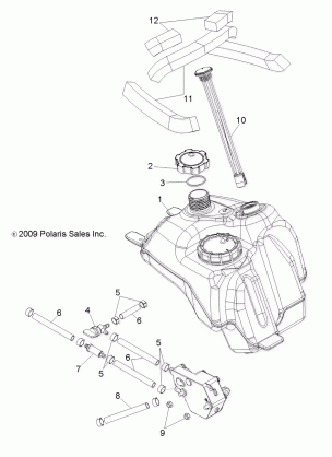 BODY FUEL SYSTEM - A10EA32FA (49ATVFUEL10SCRAMI)