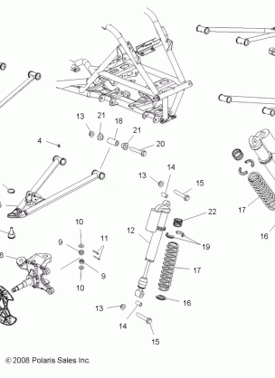 SUSPENSION FRONT - A10GJ45AA (49ATVSUSPFRT09OUT450)