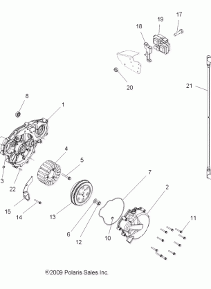 ELECTRICAL IGNITION SYSTEM - A09DN76FC (49ATVMAGNETO09SP800TRGI)