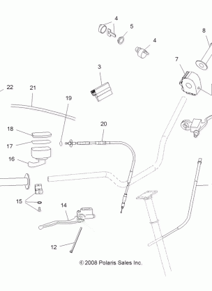 STEERING CONTROLS and INDICATOR - A09GJ45AA (49ATVCONTROLS09OUT450)