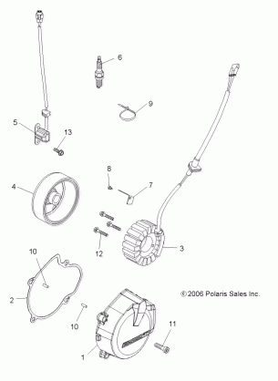 ELECTRICAL IGNITION SYSTEM - A09GJ45AA (49ATVIGNITION07OUT525)