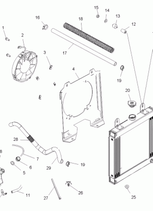 ENGINE COOLING SYSTEM - A09BA50FA (49ATVCOOL08SCRAM)