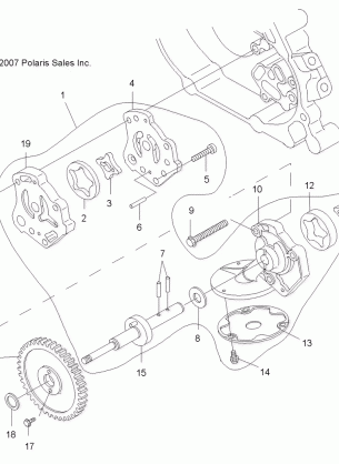 ENGINE OIL SYSTEM and OIL PUMP - A09BA50FA (49OILPUMP08SCRAM)