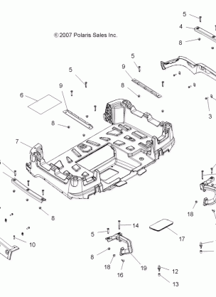 BODY BOX REAR - A09TN76AL / AX / AZ (49ATVBOXRR08SPX25)