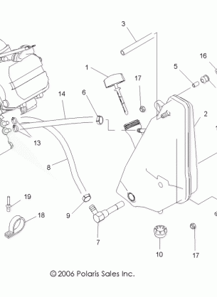 ENGINE OIL SYSTEM and OIL TANK - A09BG50AA (49ATVOILSCRAM)