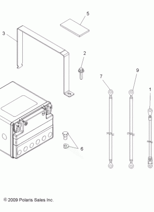 ELECTRICAL BATTERY - A09ZN85 / 8X ALL OPTIONS (49ATVBATTERY09SPXP850)