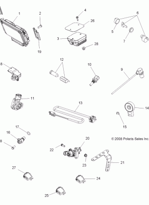 ELECTRICAL SWITCHES SENSORS ECU and CONTROL MODULES - A09ZN85 / 8X ALL OPTIONS (49ATVSWITCHES09SPXP850)