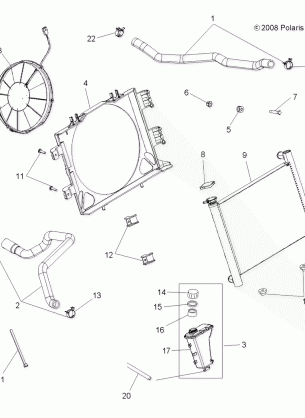 ENGINE COOLING SYSTEM - A09ZX85FS / CFS (49ATVCOOL09SPXP850)