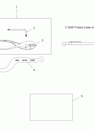 TOOLS TOOL KIT - A09ZX85FS / CFS (49ATVTOOL09SPXP550)