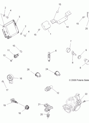 ELECTRICAL SWITCHES and SENSORS and ECM - A09DN50EA (49ATVELECT09SP500TRGQD)