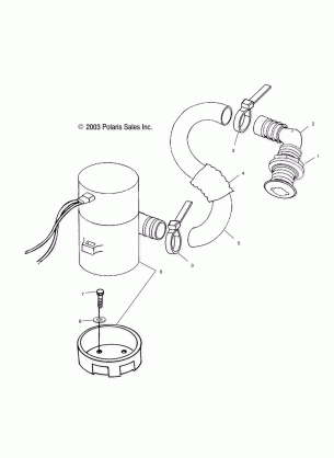 BILGE PUMP - W045098CA / IA (4990459045B09)