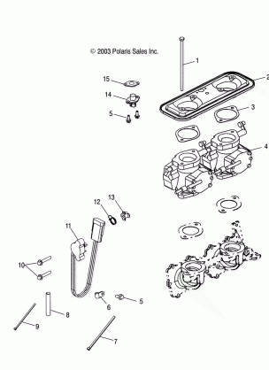 THROTTLE BODY - W045101CA / W045101IA (4990479047C05)