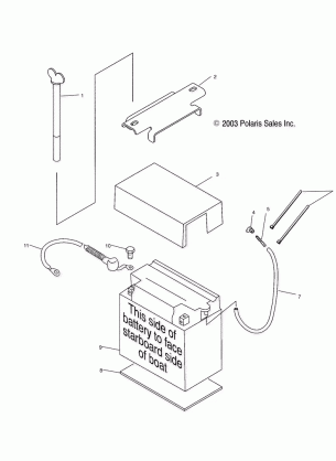 BATTERY - W045101CA / W045101IA (4990479047B07)