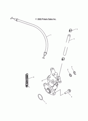 OIL PUMP - W045197DA / IA (4990499049C07)