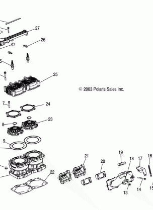 CYLINDER and MANIFOLD - W045197DA / IA (4990499049C04)