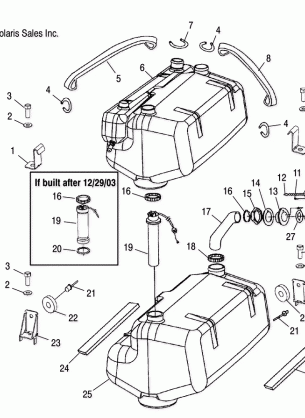 FUEL TANK - W045197DA / IA (4990499049A09)