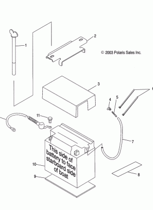 BATTERY - W045297DA / IA / IB (4990519051B05)