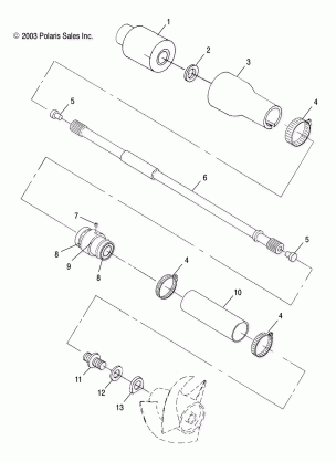 DRIVE SYSTEM - W045297DA / IA / IB (4990519051B01)