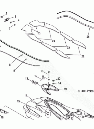 HULL and BODY - W045303CA / IA (4990539053A05)