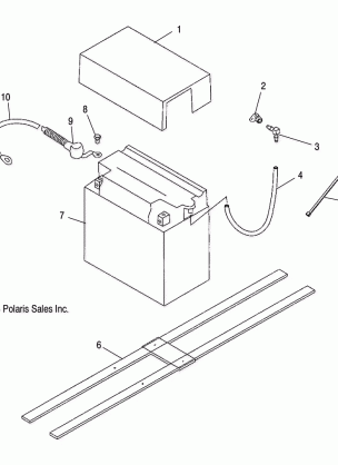 BATTERY BOX - W045303CA / IA (4990539053B09)