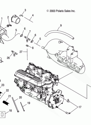 COOLING SYSTEM - W045303CA / IA (4990539053B07)