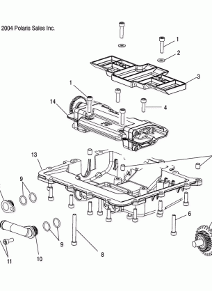 OIL SUMP - W045304CA / IA / CB / IB / CC / IC (4990559055B09)