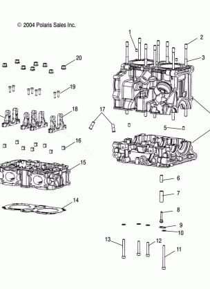 CYLINDER - W045304CA / IA / CB / IB / CC / IC (4990559055C07)