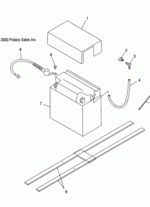 BATTERY BOX - W045305CA / IA / CB / IB / IE / CC / IC / CD / ID / IF (4990579057B06)