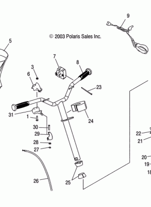 STEERING - W045305CA / IA / CB / IB / IE / CC / IC / CD / ID / IF (4990579057A10)