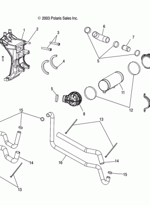 OIL COOLER - W045305CA / IA / CB / IB / IE / CC / IC / CD / ID / IF (4990579057C14)