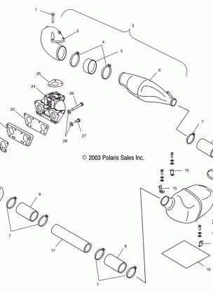 EXHAUST - W045402DA (4990599059A12)