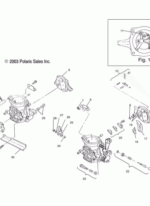 CARBURETOR - W045402DA (4990599059B11)