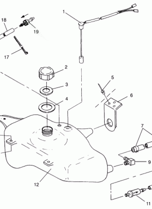 OIL TANK SL 650 B954058 (4930483048A012)