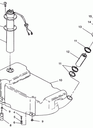 FUEL TANK SL 750 B954070 (4930523052A009)