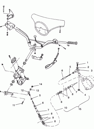 STEERING ASSEMBLY SL 650 B944058 (4926992699010A)