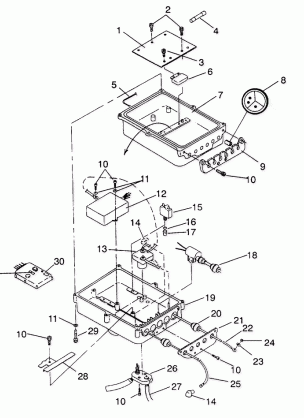 ELECTRICAL BOX SL 750 B944070 (4927012701021A)