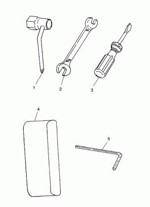 TOOL KIT ASSEMBLY SL 750 B944070 (4927012701022A)