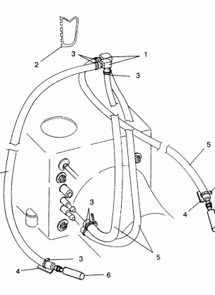 WATER SIPHON SL 750 B944070 (4927012701019A)