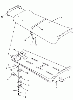 SEAT ASSEMBLY SLT 750 B944170 (4925942594007A)