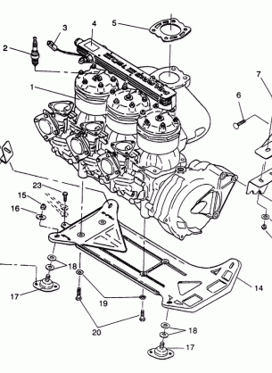 ENGINE MOUNTING SLT 750 B944170 (4925942594011A)