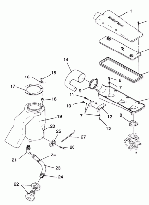 AIR VENT SL 650  /  B934058 (4924732473016A)