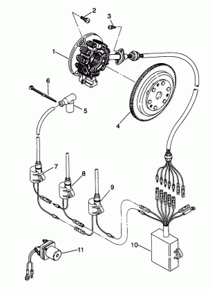 MAGNETO ASSEMBLY SL 650  /  B934058 (4924732473027A)