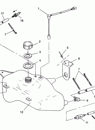 OIL TANK SL 650  /  B934058 (4924732473008A)