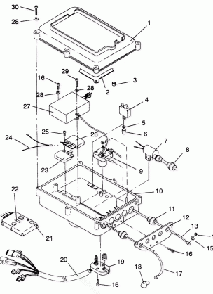 ELECTRICAL BOX SL 650  /  B934058 (4924732473020A)