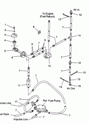 FUEL SYSTEM SL 650  /  B934058 (4924732473006A)