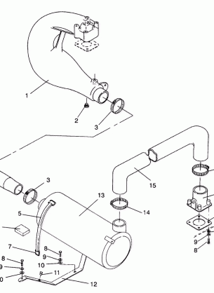 EXHAUST SYSTEM SL 650  /  B934058 (4924732473014A)