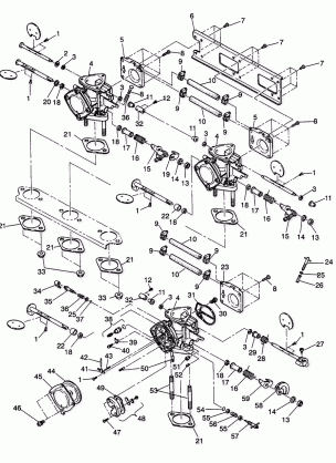 CARBURETOR ASSEMBLY SL 650  /  B934058 (4924732473025A)