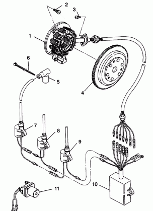 MAGNETO ASSEMBLY SL 750  /  B934070 (4924752475028A)